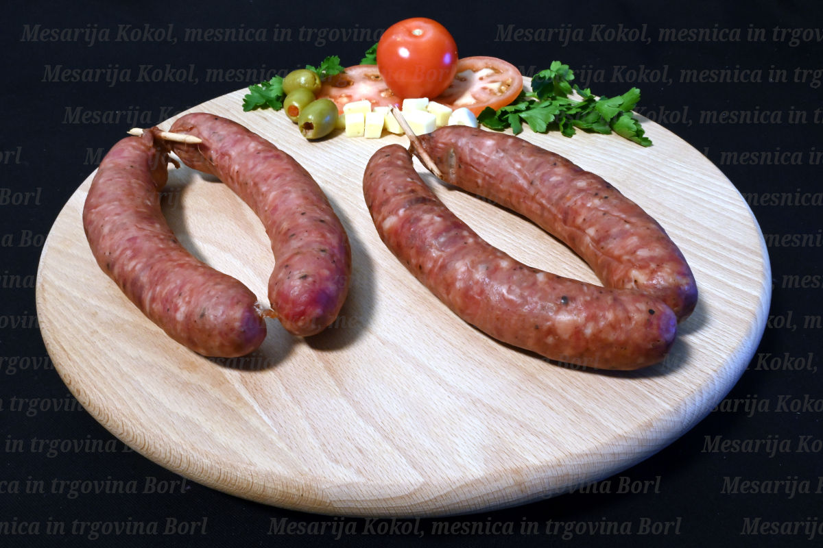  Mesarija Kokol - Prekajena klobasa za kuhanje  